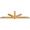 Ekena Millwork Kennewick Rough Sawn Timber Gable Bracket, Western Red Cedar, 72"W x 24"H x 2"D x 4"F, 8/12 Pitch GBW072X24X0204KEN00RWR - alternate 5